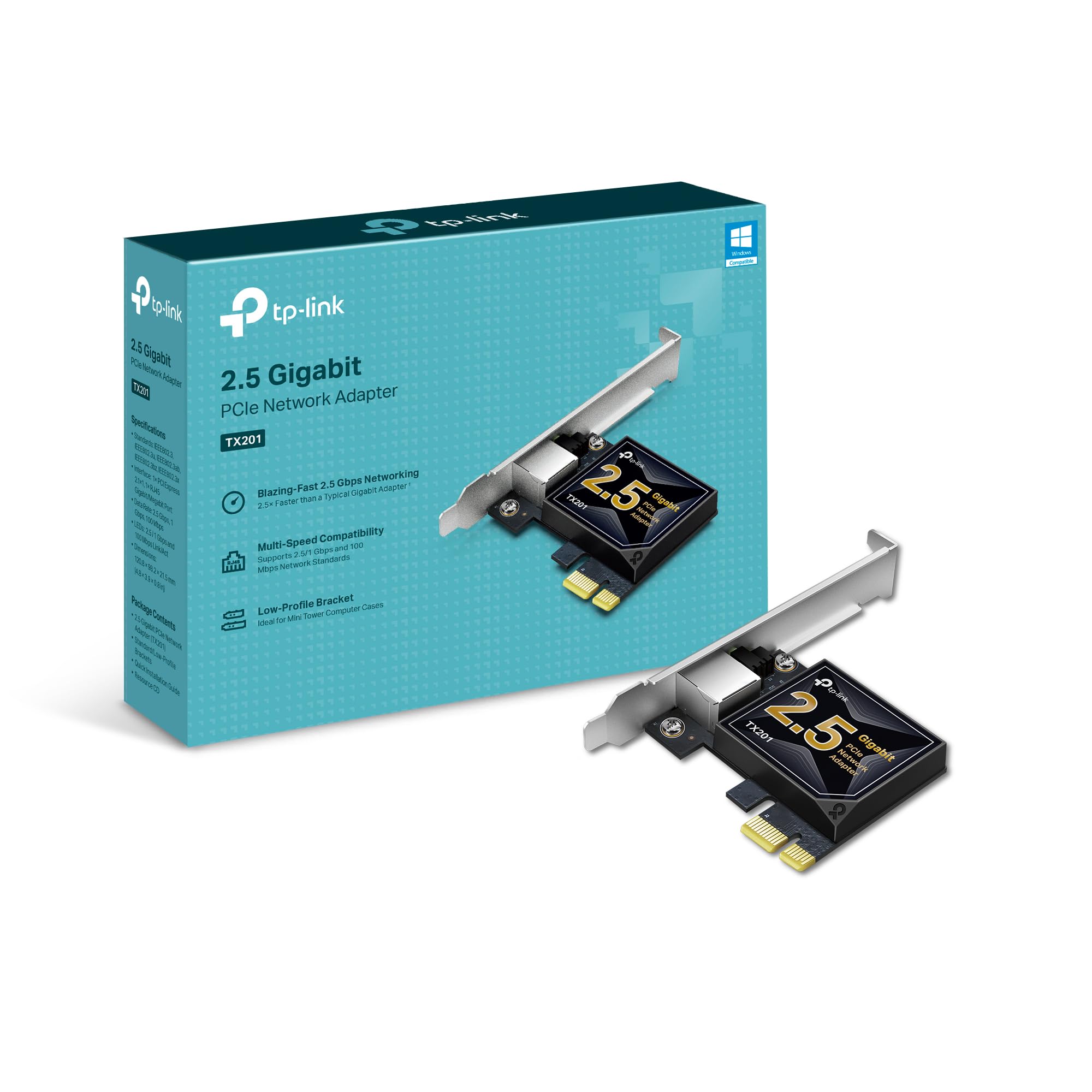 Amazon.com: TP-Link 2.5GB PCIe Network Card (TX201) – PCIe to 2.5